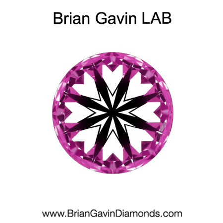 2.63 F VS1 BG Premium Lab Round Diamond - Grown in the USA hearts