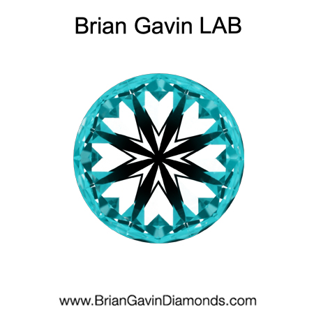 2.22 D VS2 Brian Gavin Premium Lab Round hearts