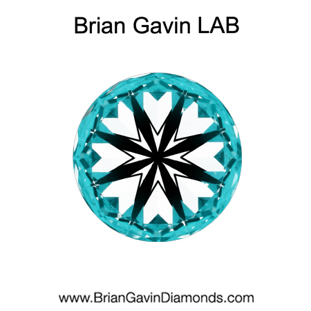 1.22 F SI1 Brian Gavin Premium Lab Round hearts