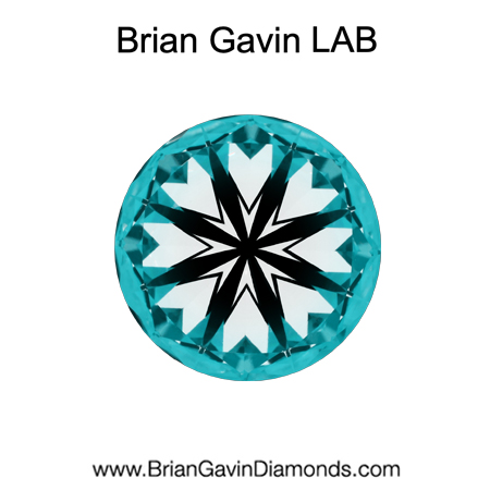 2.49 E VS1 Brian Gavin Premium Lab Round hearts