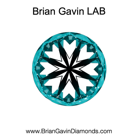 1.13 D SI2 BG Premium Lab Round Diamond - Grown in the USA hearts