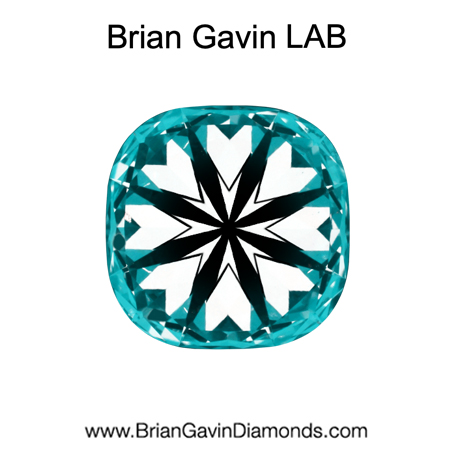 2.68 F VS2 BG Premium Lab Cushion - Grown in the USA hearts