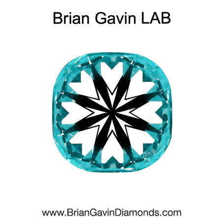 1.26 D VS2 BG Premium Lab Cushion hearts