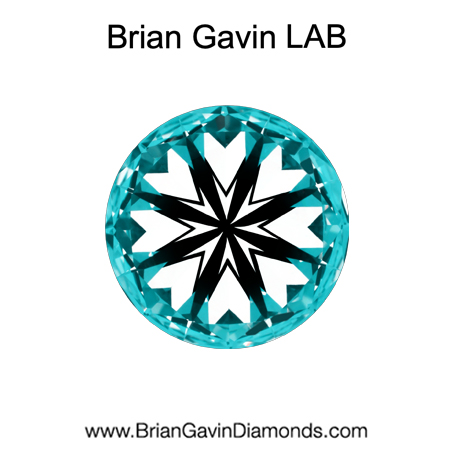 2.88 D VS1 Premium Lab Grown Round hearts