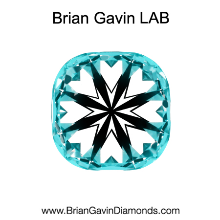 1.67 D VVS2 BG Premium Lab CVD Cushion hearts