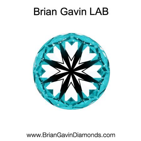 2.30 E VS1 Brian Gavin Premium Lab Round hearts