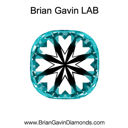 2.53 E VS1 BG Premium Lab Cushion hearts