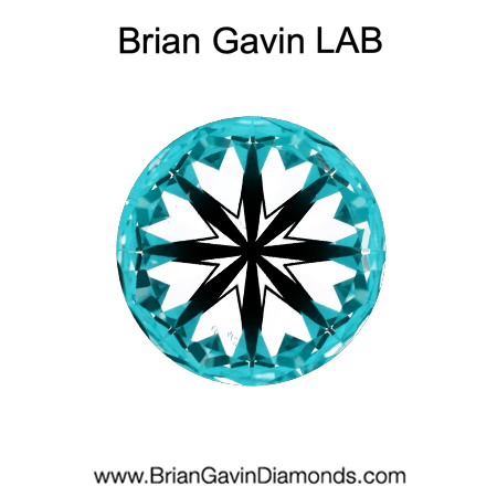 2.78 E VS2 BG Premium Lab Round Diamond - Grown in the USA hearts