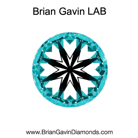 4.28 BG Premium Lab Round Diamond - Grown in the USA hearts