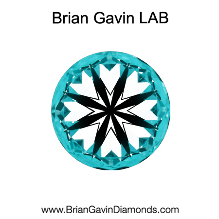 2.06 D SI1 BG Premium Lab Round Diamond - Grown in the USA hearts