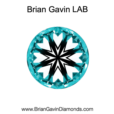 2.33 E VVS2 Brian Gavin Premium Lab Round hearts