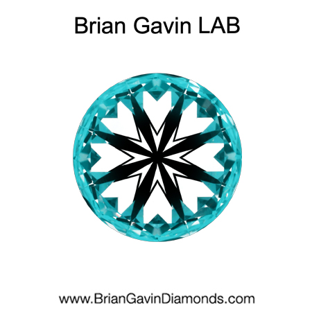 1.93 D VS2 BG Premium Lab Round Diamond - Grown in the USA hearts