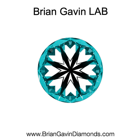 0.74 D VVS2 BG Premium Lab Round hearts