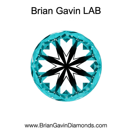 3.05 F VS1 BG Premium Lab Round Diamond - Grown in the USA hearts