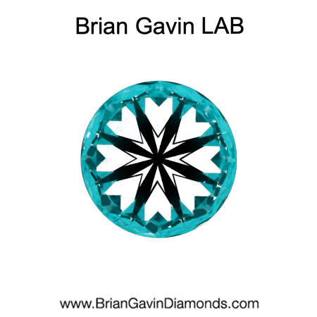 0.87 G SI2 BG Premium Lab Round hearts
