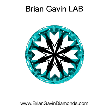 1.53 D VS1 BG Premium Lab HPHT Round hearts