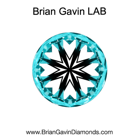 1.55 D VVS2 BG Premium Lab HPHT Round hearts