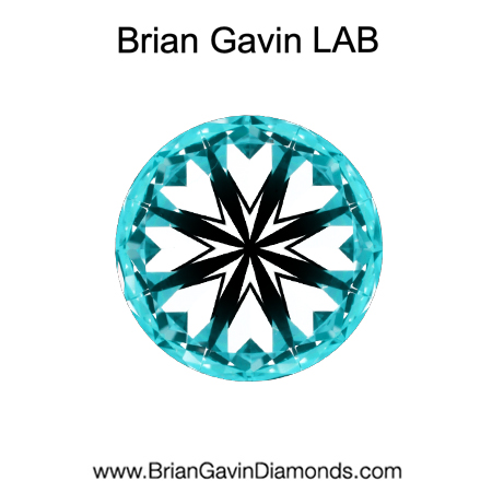 1.33 E VS2 BG Premium Lab HPHT Round hearts