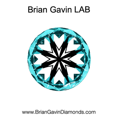 1.88 I VVS1 Brian Gavin Premium Lab Grown Round Diamond hearts