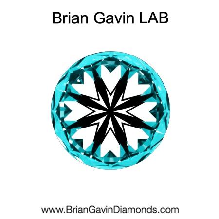 1.28 D VS1 Brian Gavin Premium Lab Round hearts