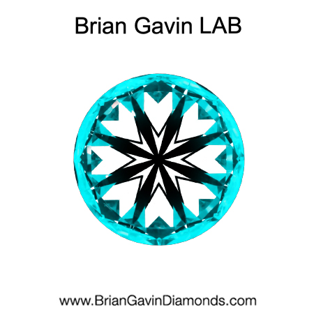 1.587 E VS1 Brian Gavin Premium Lab Round hearts