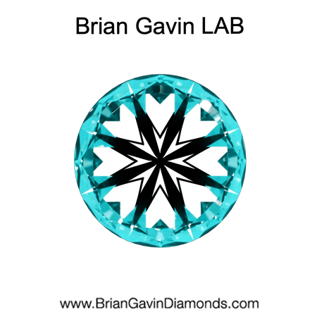 2.037 E VVS2 Brian Gavin Premium Lab Round hearts