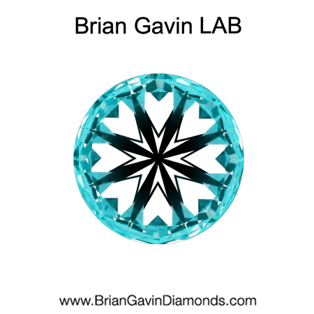 1.59 D VVS1 Premium Lab Grown Round Diamond hearts